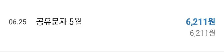 16번째 공유문자 수익