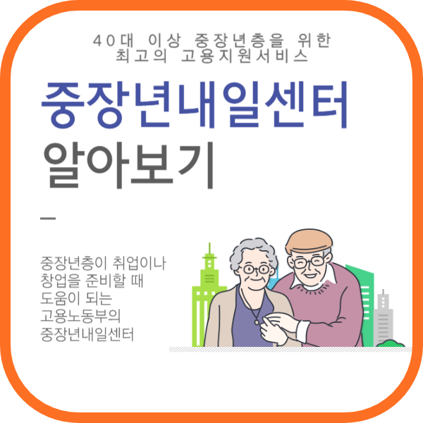 40대 이상 중장년층을 위한 최고의 고용지원서비스